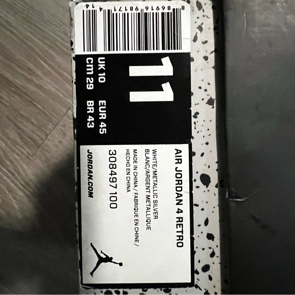 2017 Jordan Retro 4 ‘Pure Money’ size 11 - Picture 12 of 13